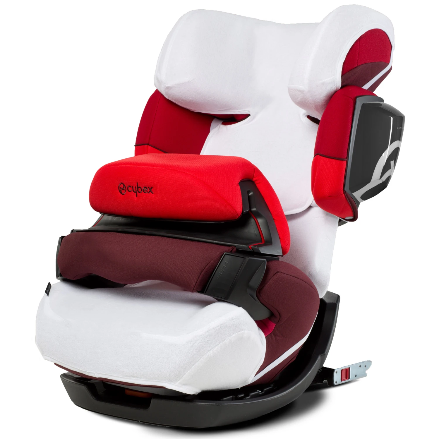 Housse été Pallas 2-Fix & Solution X2 Fix Blanc De CYBEX