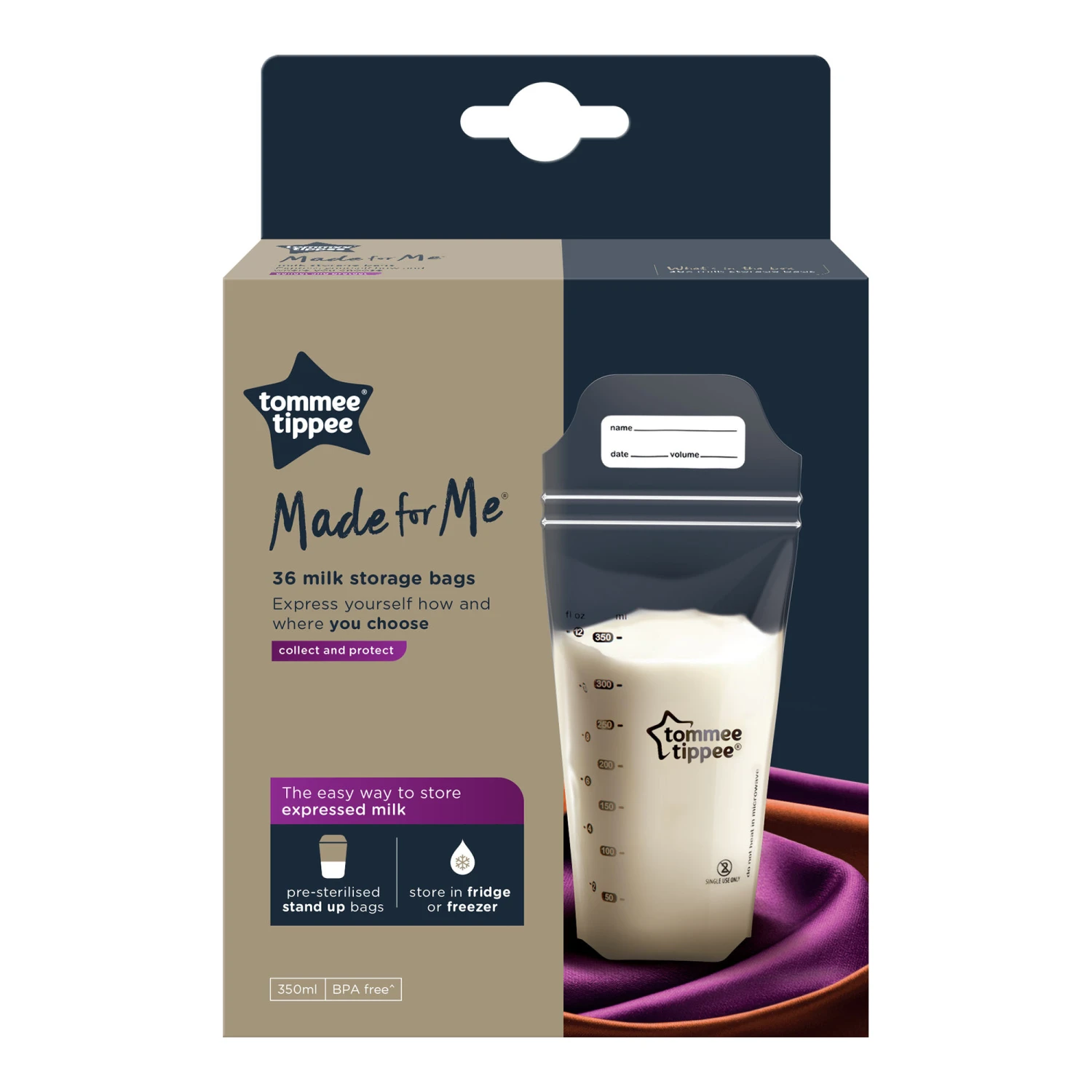 Sachets Conservation Lait Maternel X36 De Tommee Tippee – Image 2