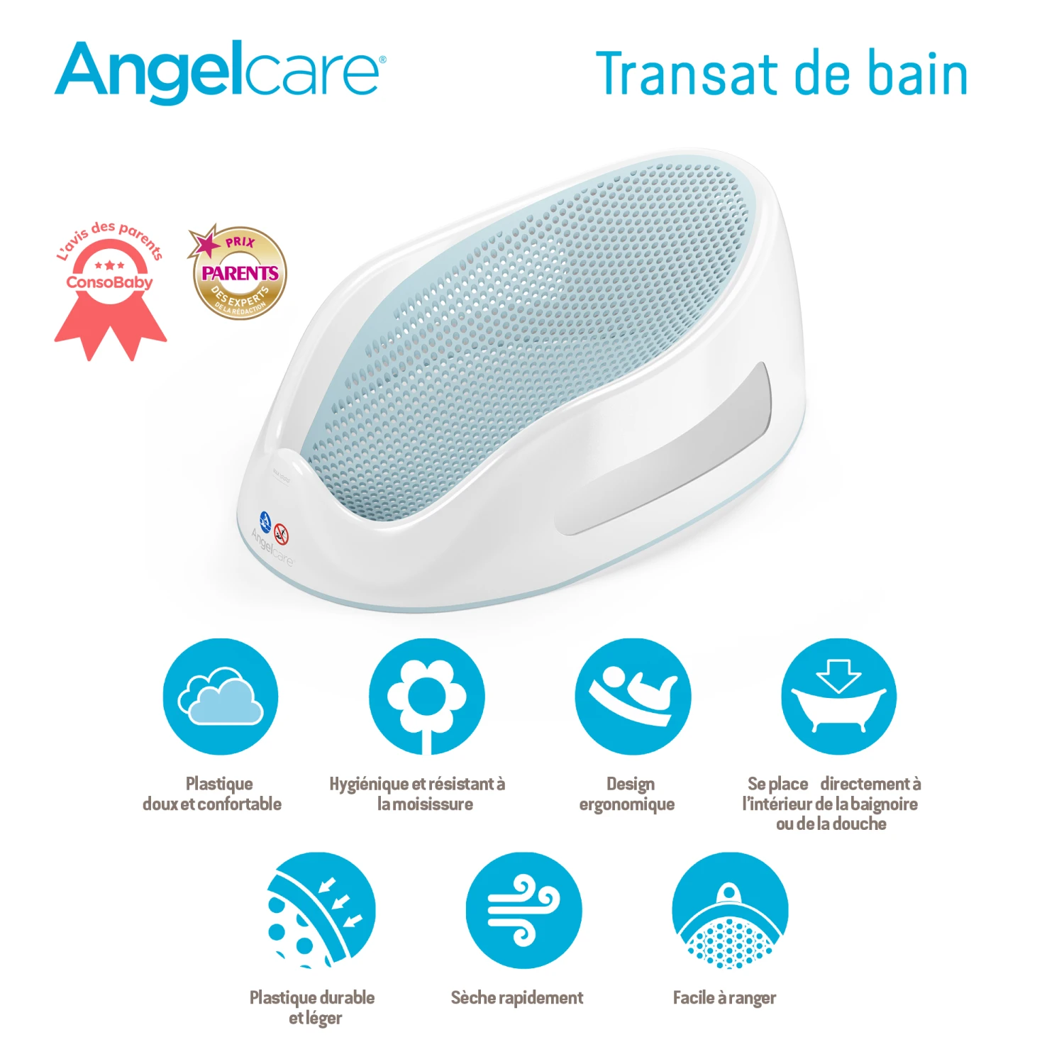 Transat De Bain Gris De Angelcare – Image 10