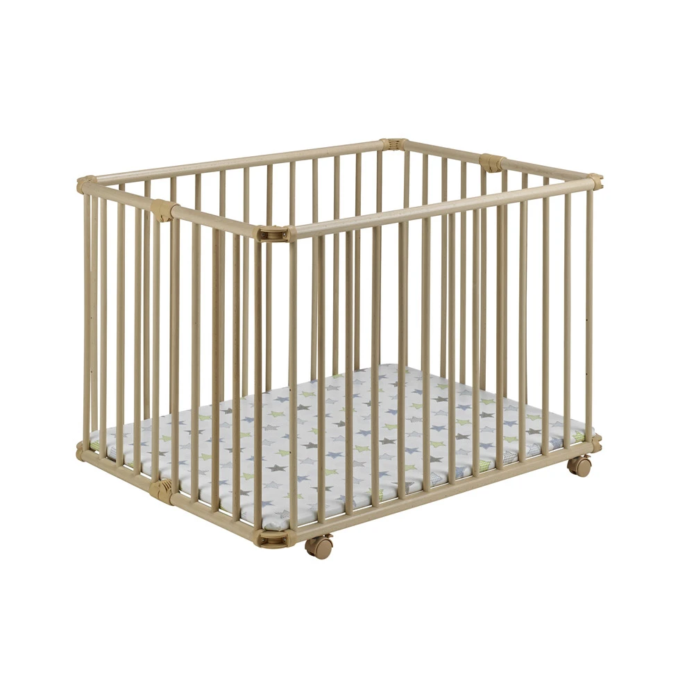 Parc Pliable Lucilee Petit Modèle Naturel étoiles De Geuther