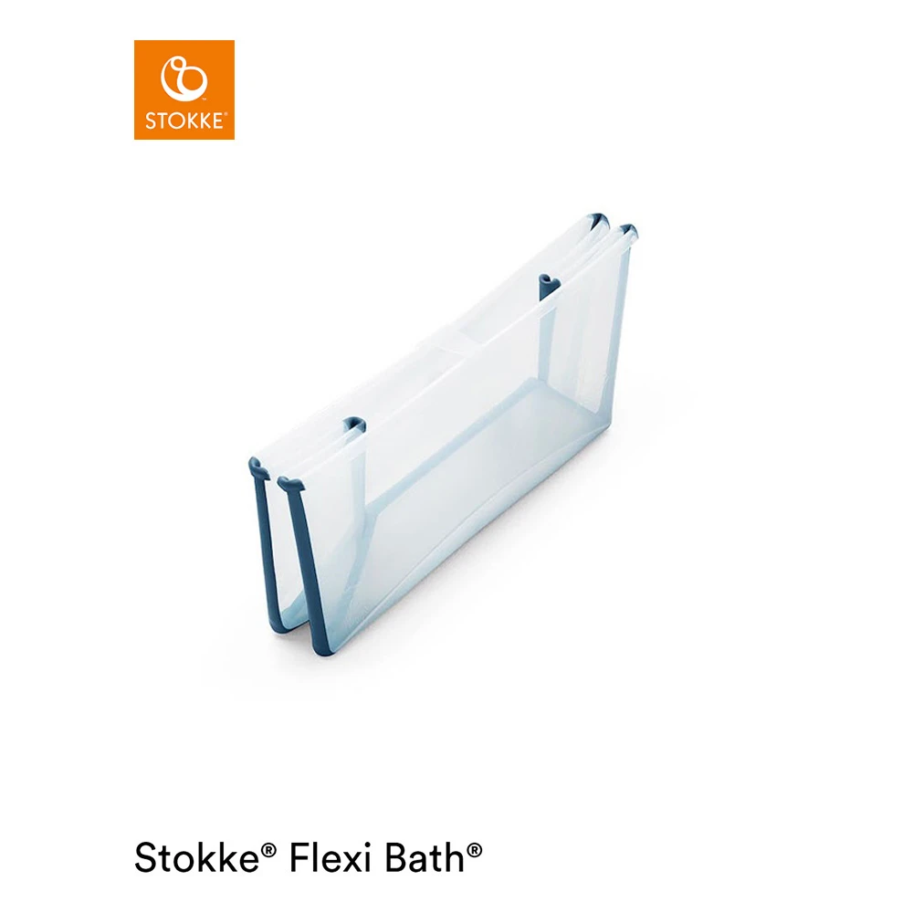 Baignoire Flexi Bath™ Bouchon Thermique Transparent/bleu De Stokke® – Image 3