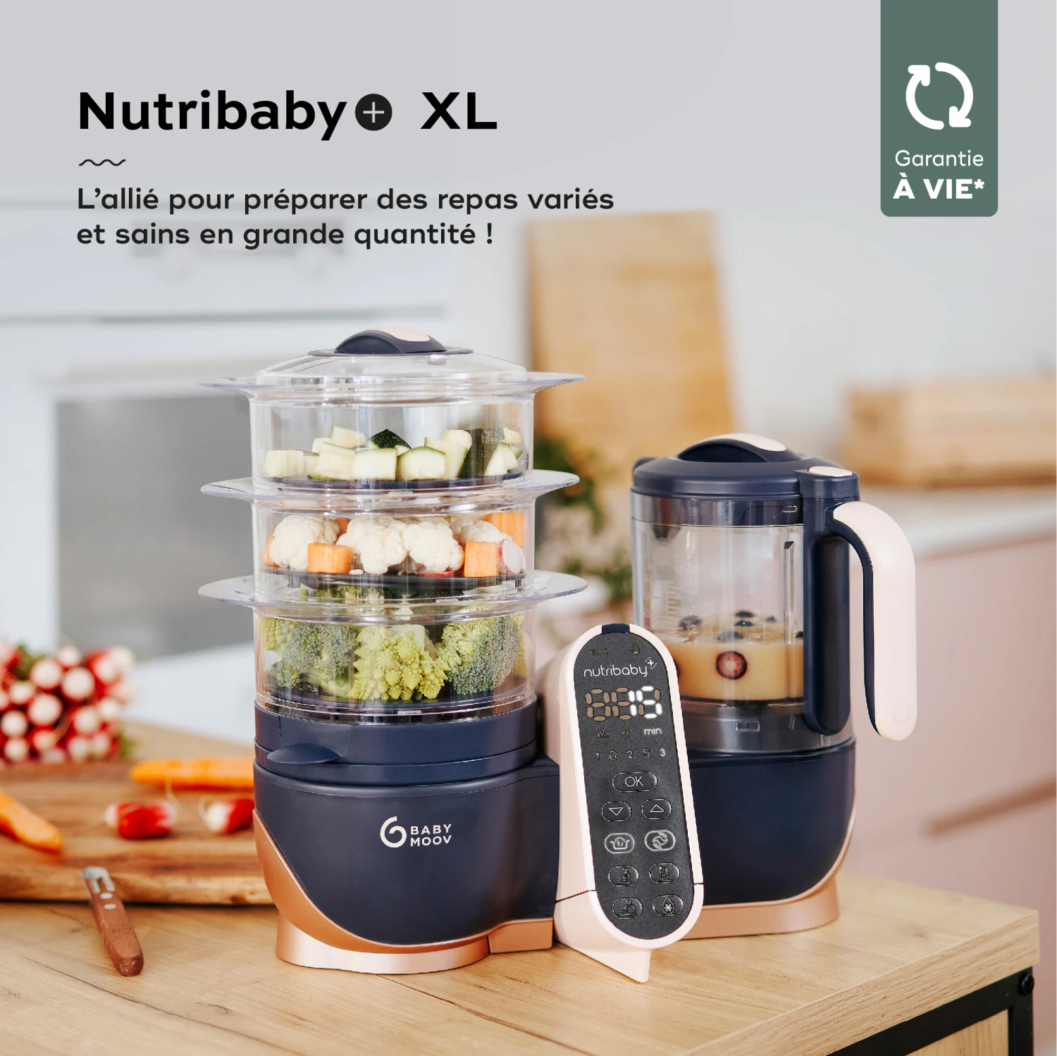 Nutribaby(+) XL Robot Multifonctions Bébé Grande Capacité De Babymoov – Image 2