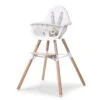 Chaise Haute Evolu 2 + Arceau Naturel/Blanc De Childhome
