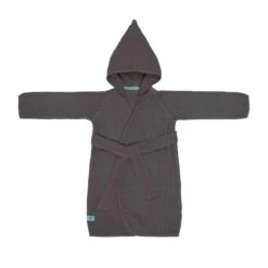 LÄSSIG Peignoir Mousseline Anthracite 12-18 Mois De Lässig