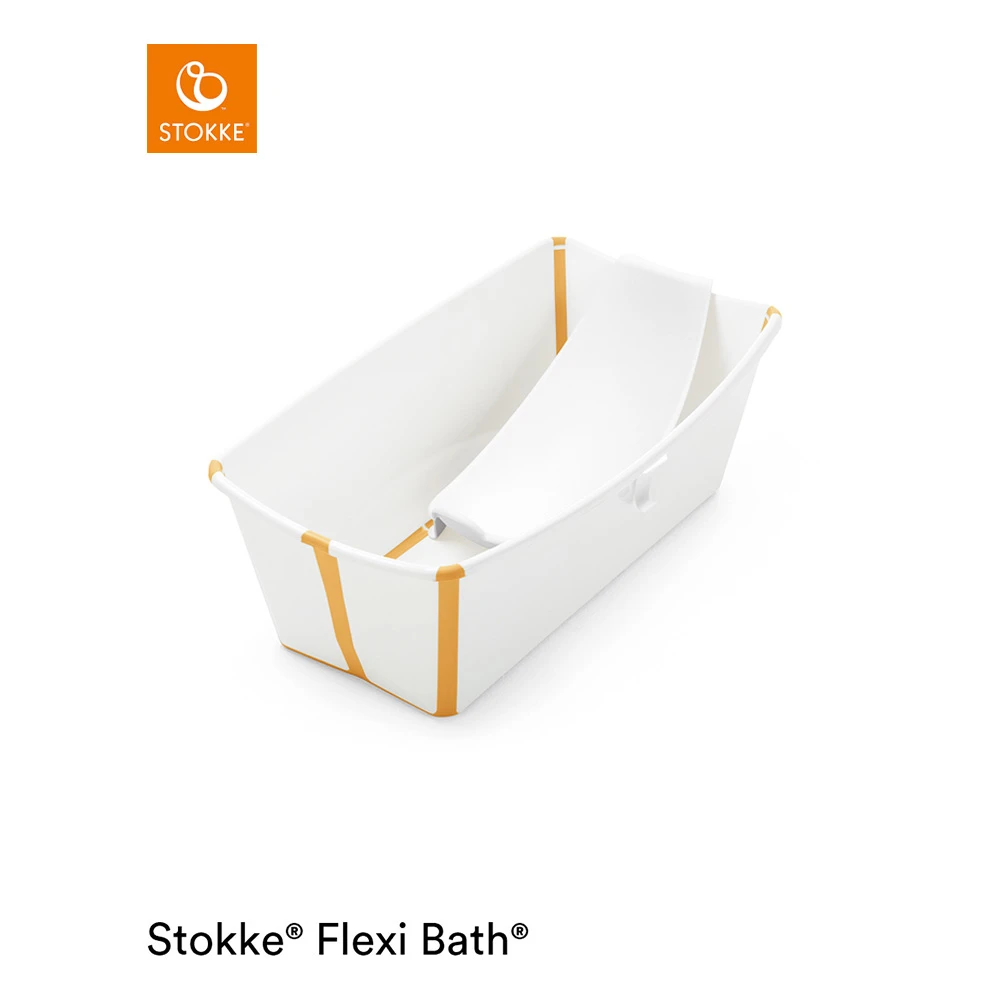 Baignoire Flexi Bath™ Blanc / Jaune De Stokke® – Image 3