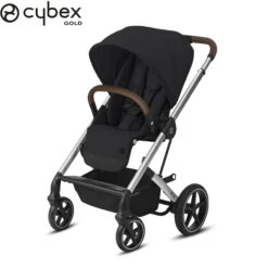 Poussette Balios S 1 Lux Châssis Silver - Deep Black De CYBEX