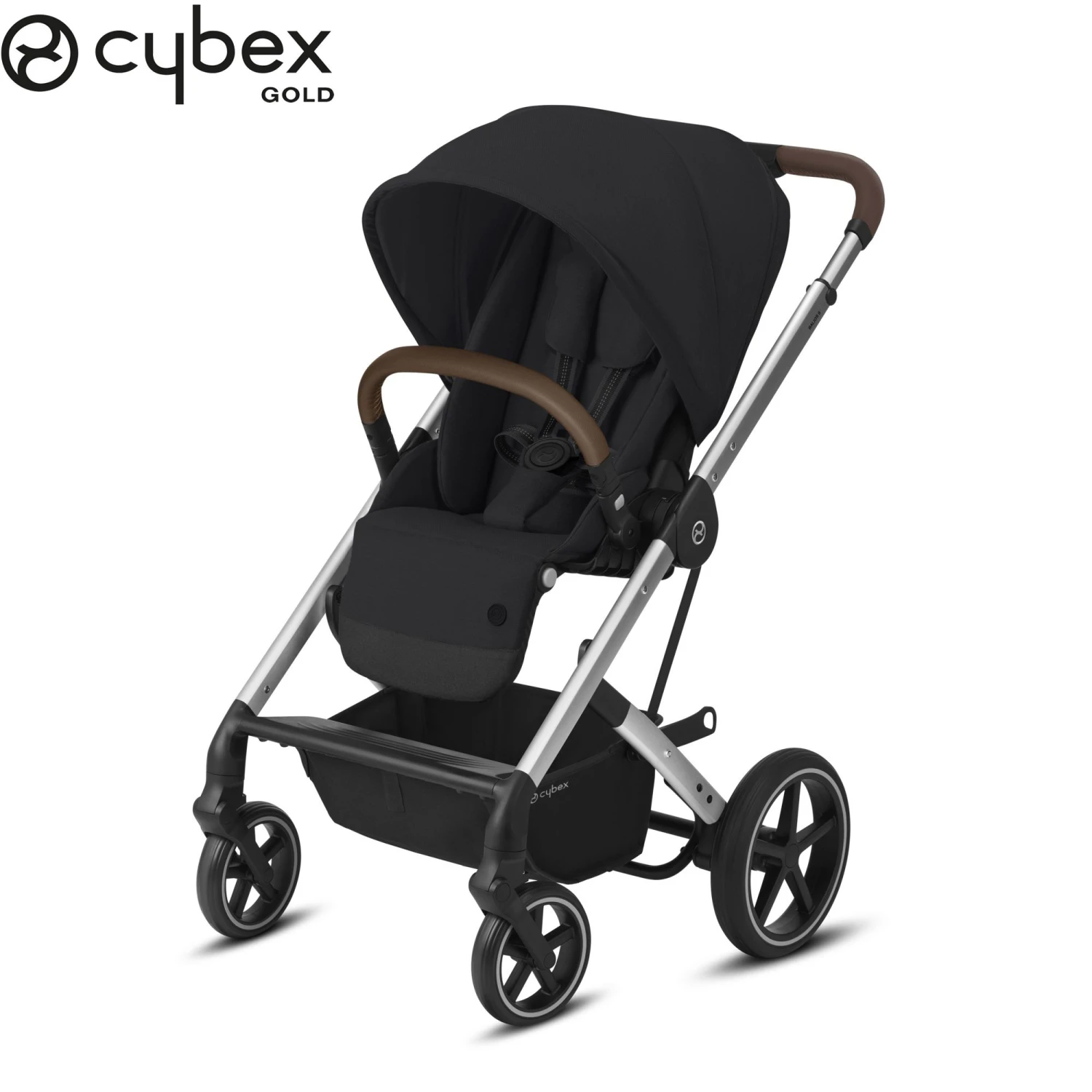 Poussette Balios S 1 Lux Châssis Silver - Deep Black De CYBEX