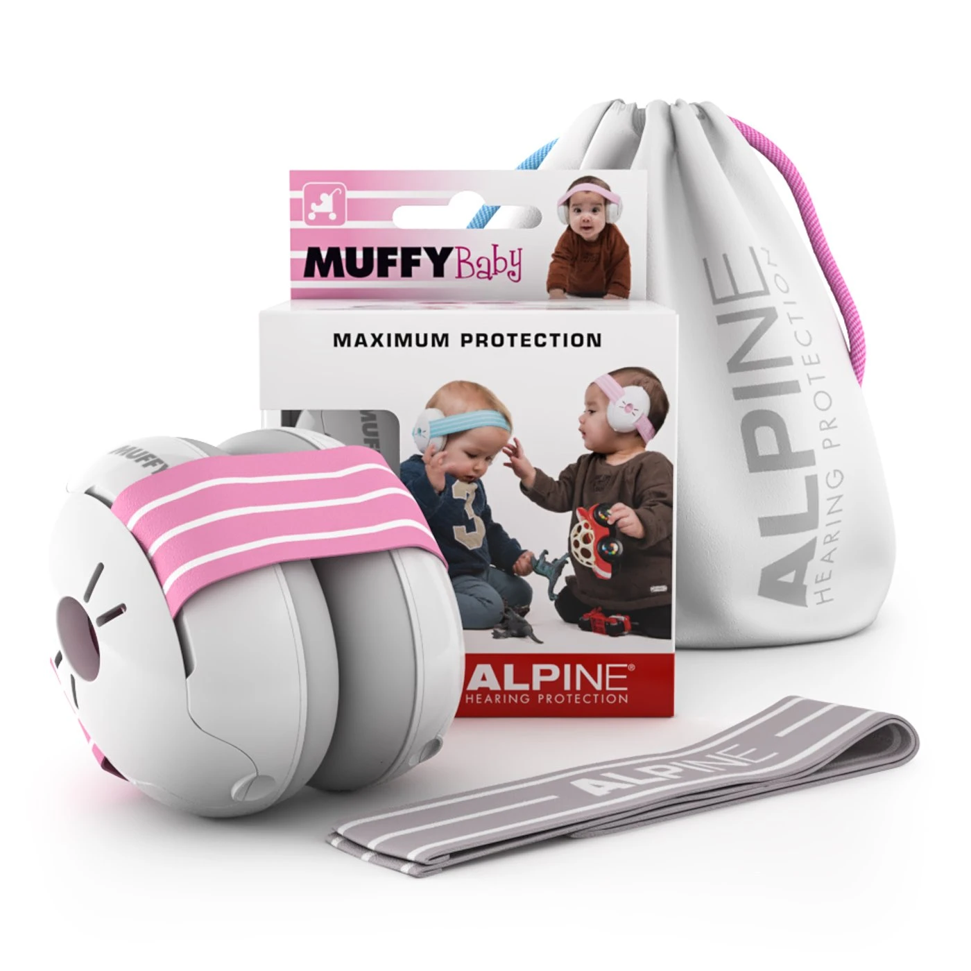 Casque Anti-bruit Muffy Baby Pink De Alpine – Image 2