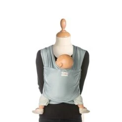 Echarpe De Portage Tricot-slen Bamboo Blue Fog De Babylonia