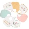 Lot De 7 Bavoirs Naissance Baby Love Fille De Trois Kilos Sept