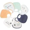 Lot De 7 Bavoirs Naissance Baby Love Garçon De Trois Kilos Sept