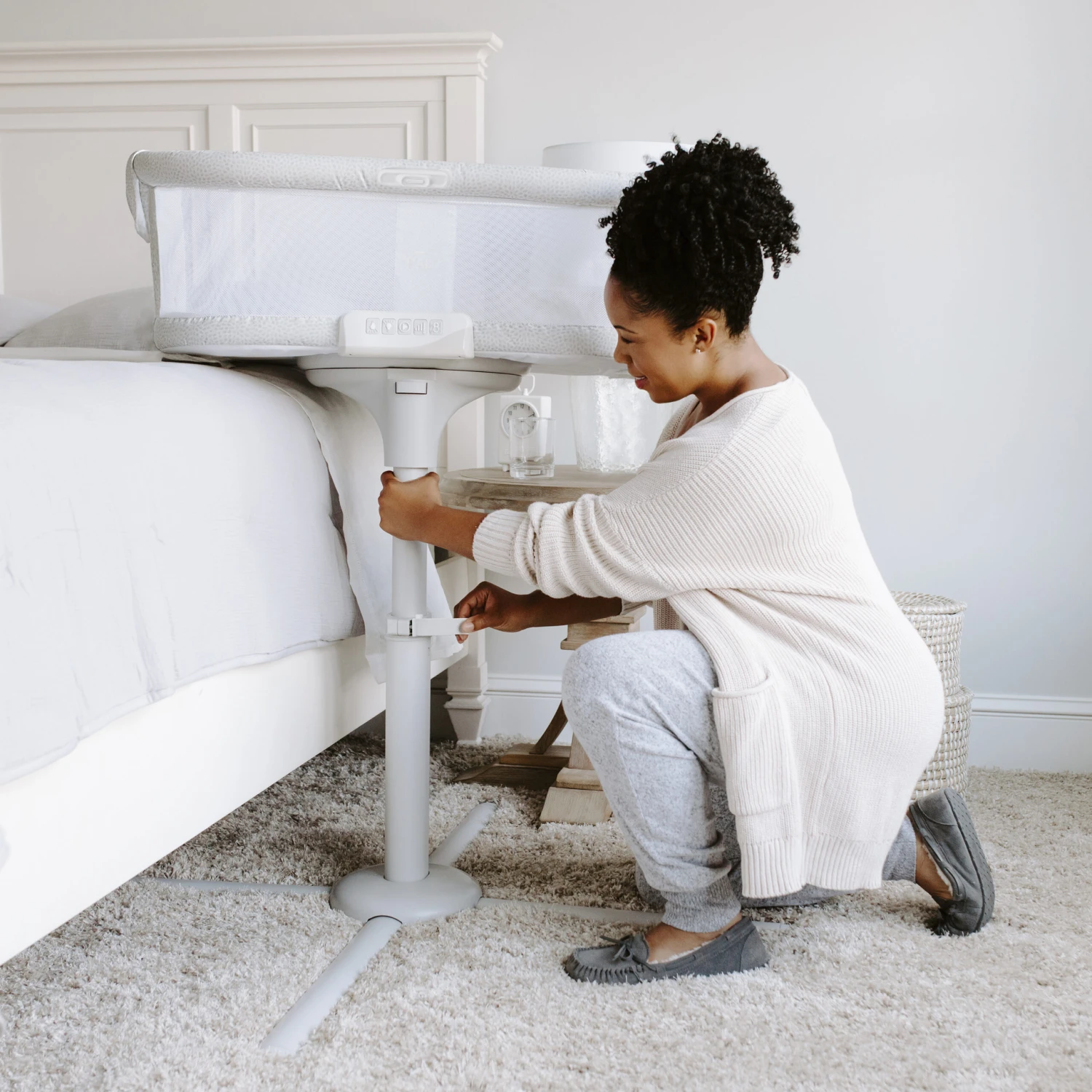 Berceau Pivotant 360° BassiNest® Premiere Blanc De Halo – Image 8