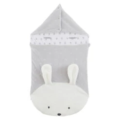 Lapin Nid D'ange Lapin Câlin Gris Taille Unique De P'tit Bisou