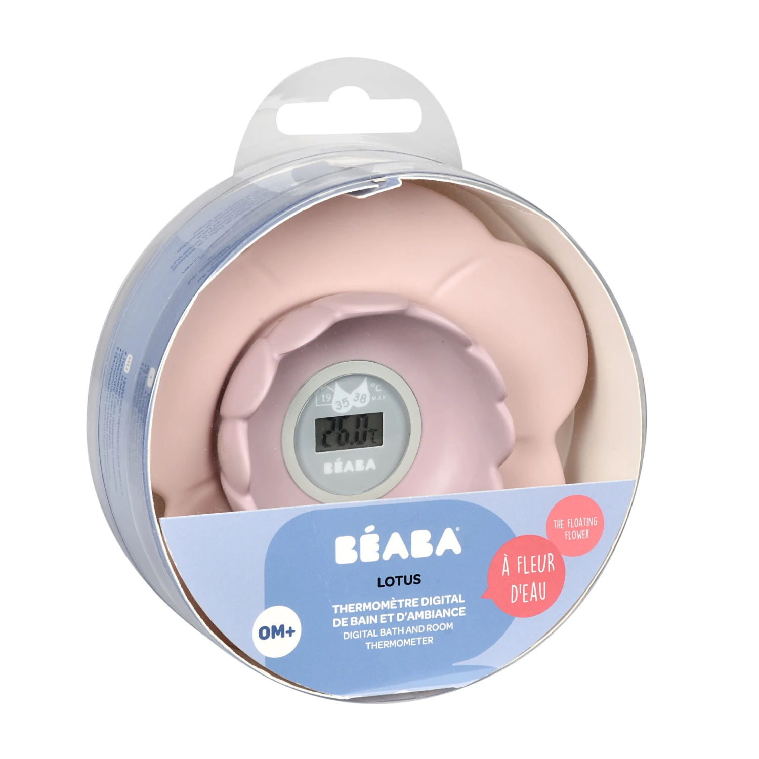 Beaba Thermomètre De Bain Lotus Vieux Rose De Béaba – Image 3