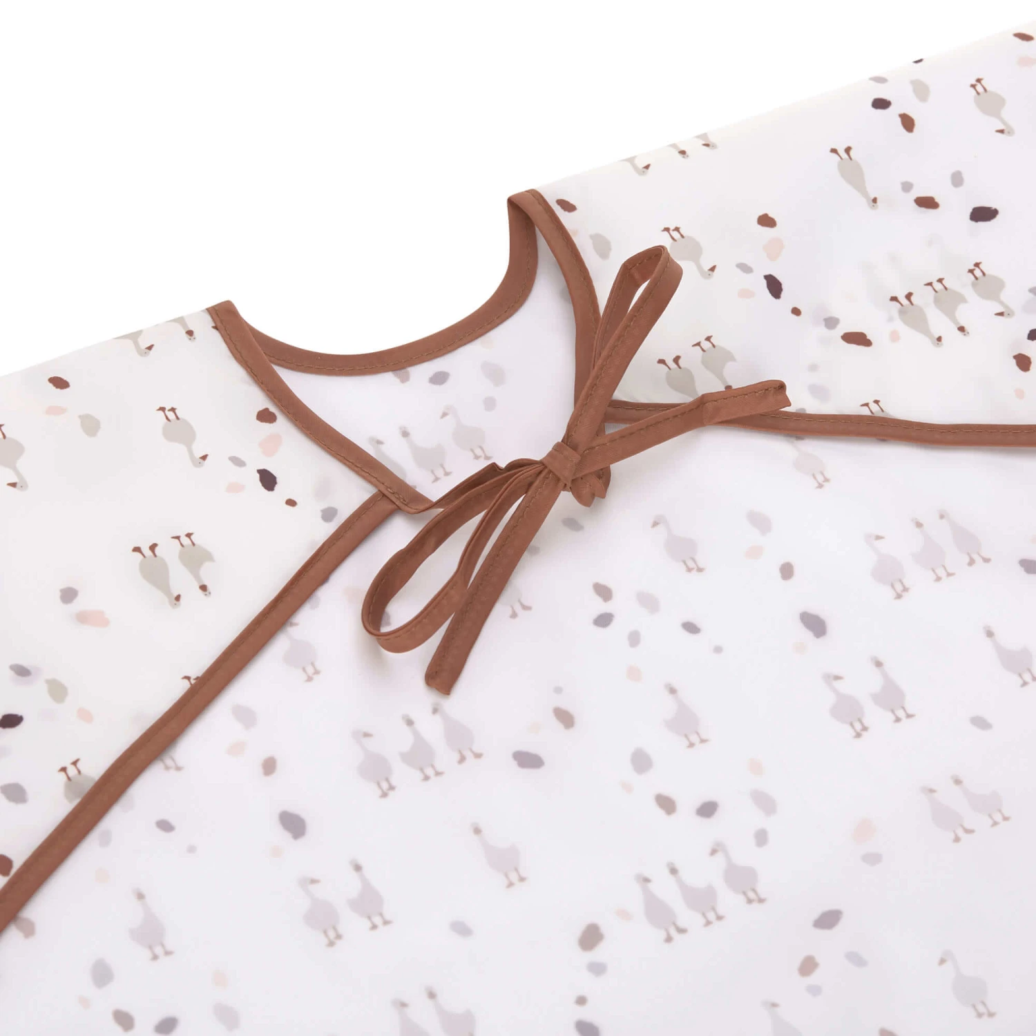 LÄSSIG Lot De 2 Bavoirs Manches Longues Avec Poche Tiny Farmer Oie Lilas Cendré De Lässig – Image 4