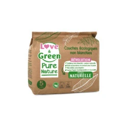 Couches écologiques Pure Nature Eco Label T5 De Love & Green