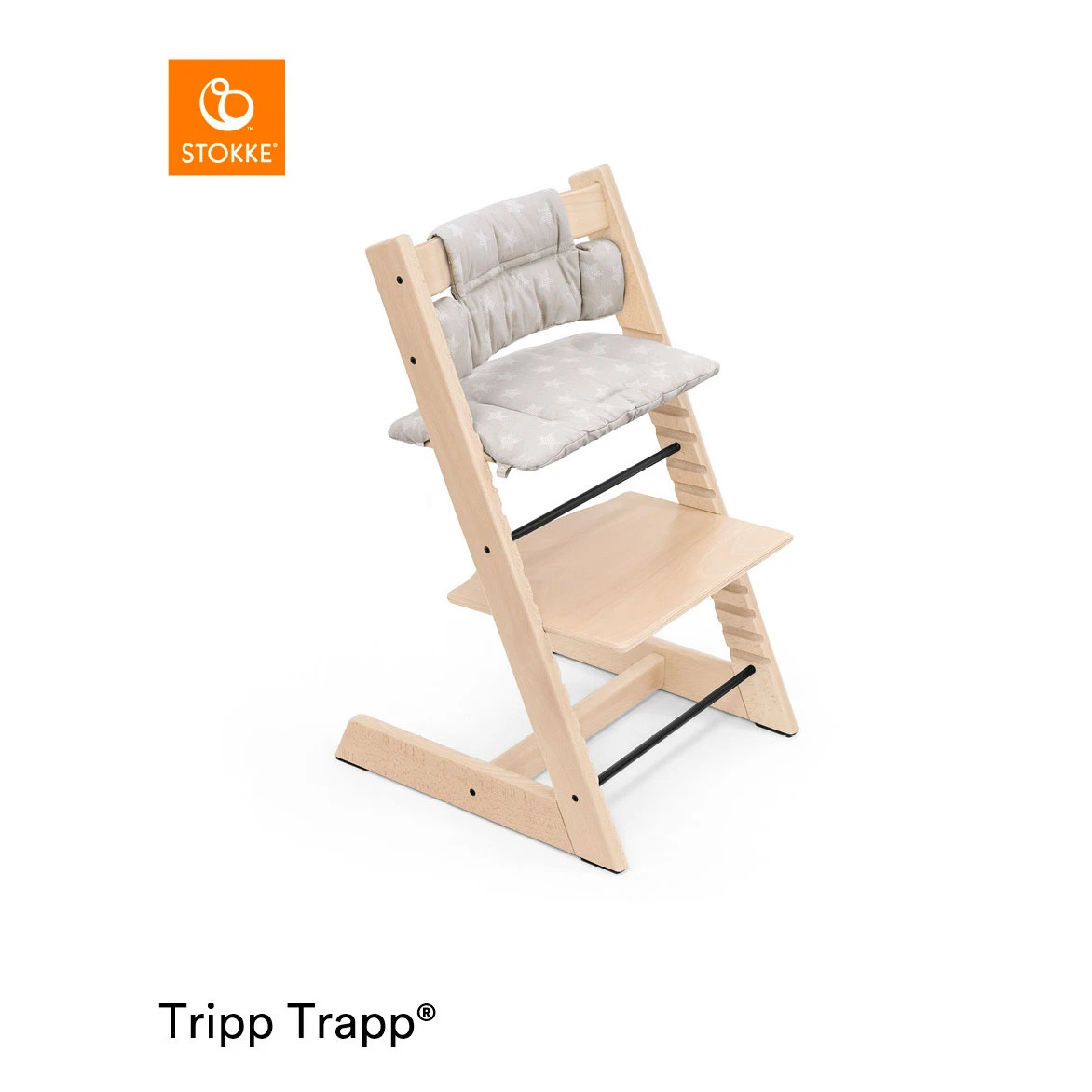 Coussin De Chaise Tripp Trapp® Stars Silver De Stokke® – Image 5