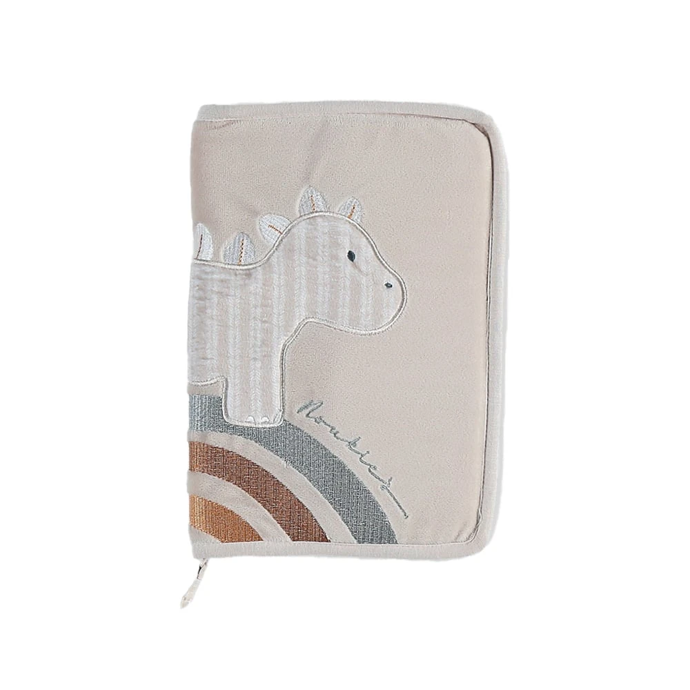 Protège Carnet De Santé En Veloudoux Dino De Noukies