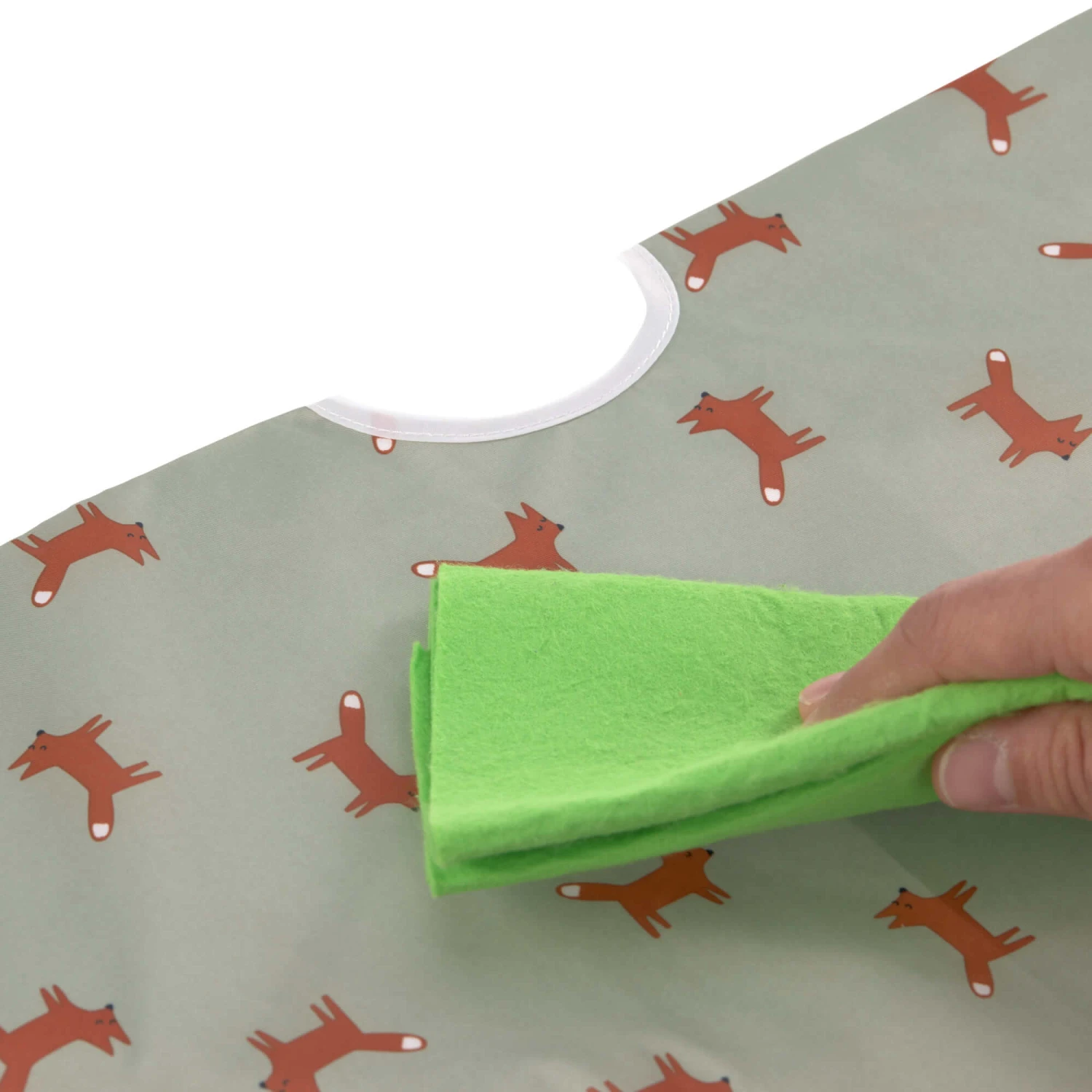 LÄSSIG Lot De 2 Bavoirs Manches Longues Avec Poche Little Forest Renard De Lässig – Image 5