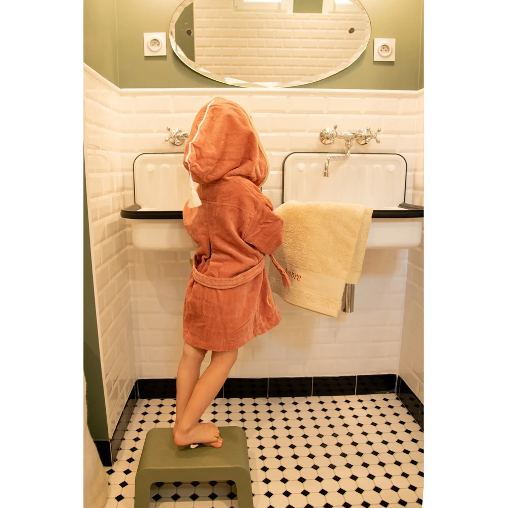 Peignoir Ecureuil Marsala 2-4 Ans De L'Oiseau Bateau – Image 2