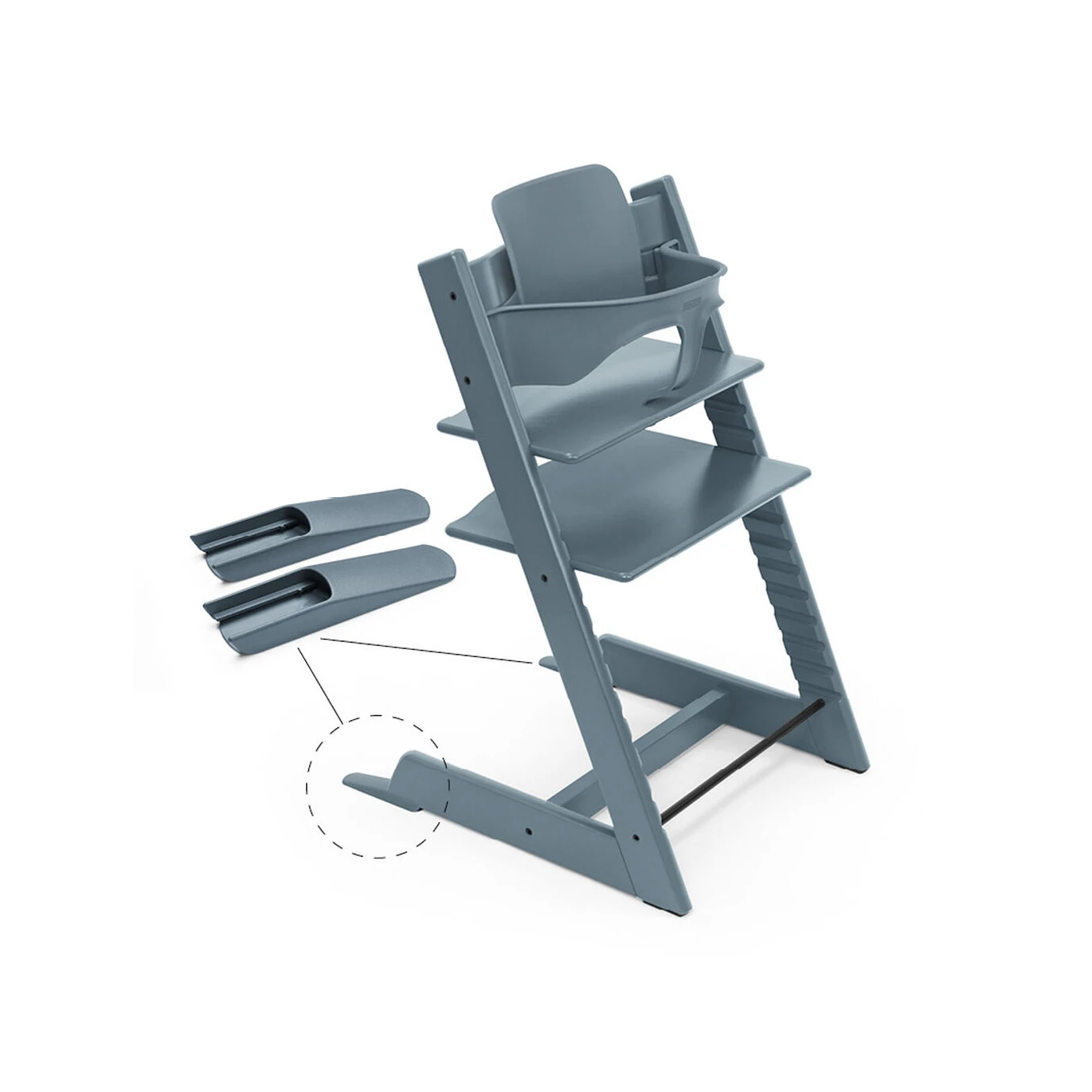 Baby Set™ Tripp Trapp® + Patin Fjord Blue De Stokke® – Image 3