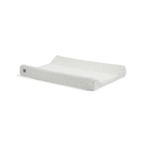 River Knit Housse De Matelas à Langer Blanc Crème 50 X 70 Cm De Jollein