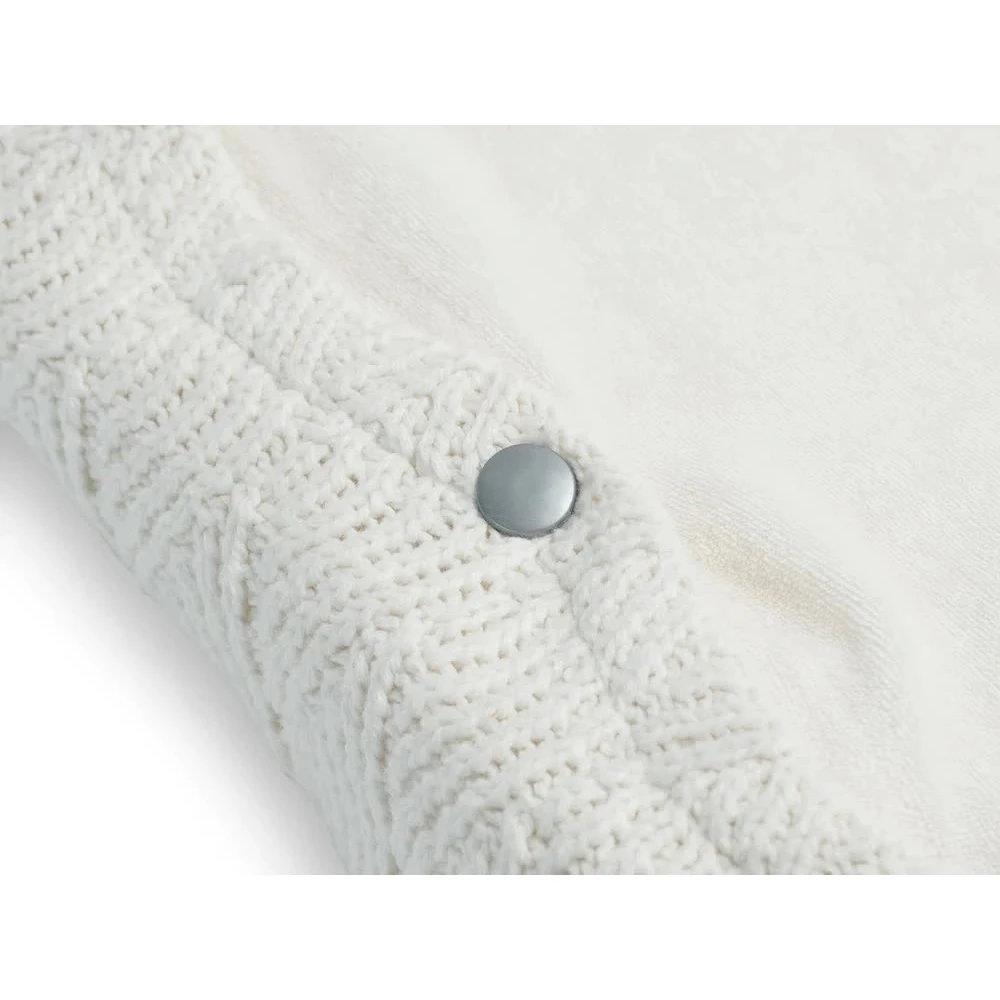 River Knit Housse De Matelas à Langer Blanc Crème 50 X 70 Cm De Jollein – Image 3