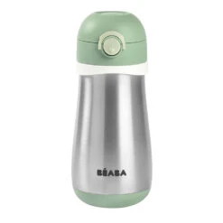 Beaba Gourde Inox Vert Sauge 350 Ml De Béaba