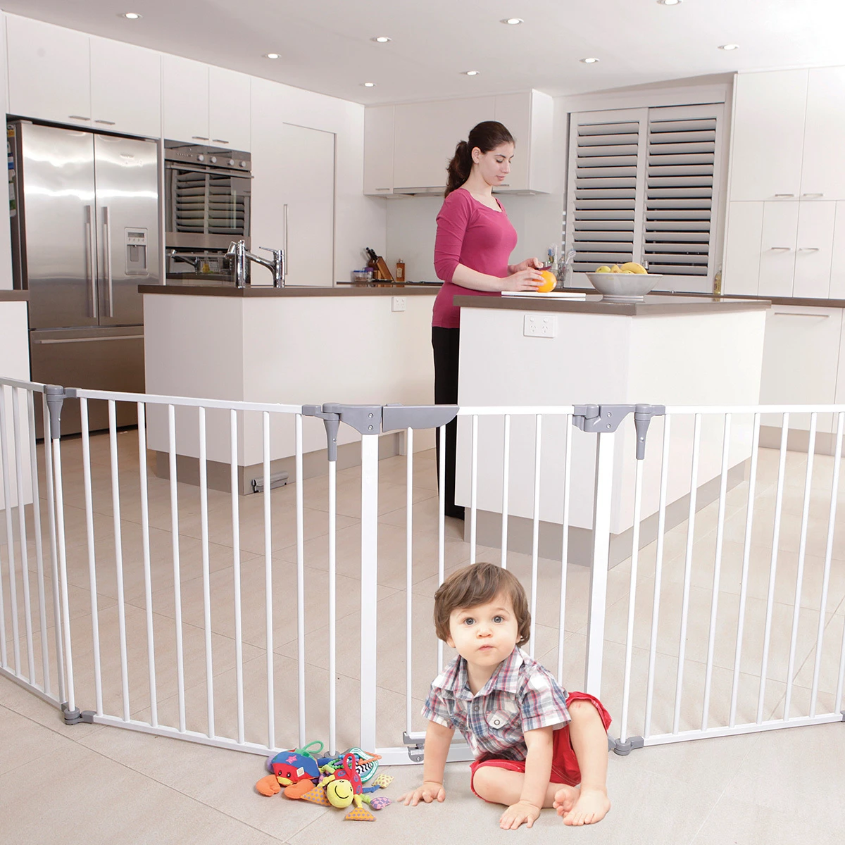 Parc Bébé Royale Converta 3-en-1 Pliable Blanc De Dreambaby – Image 3