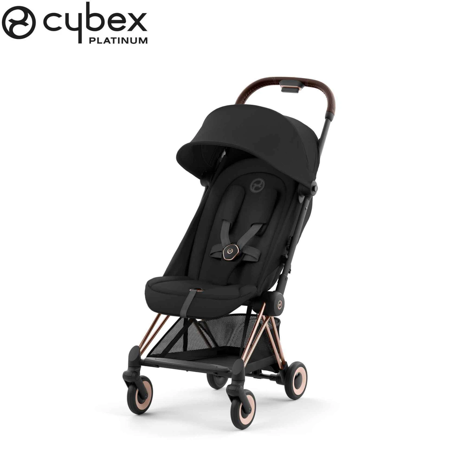 Poussette Coya Rosegold/Sepia Black De CYBEX
