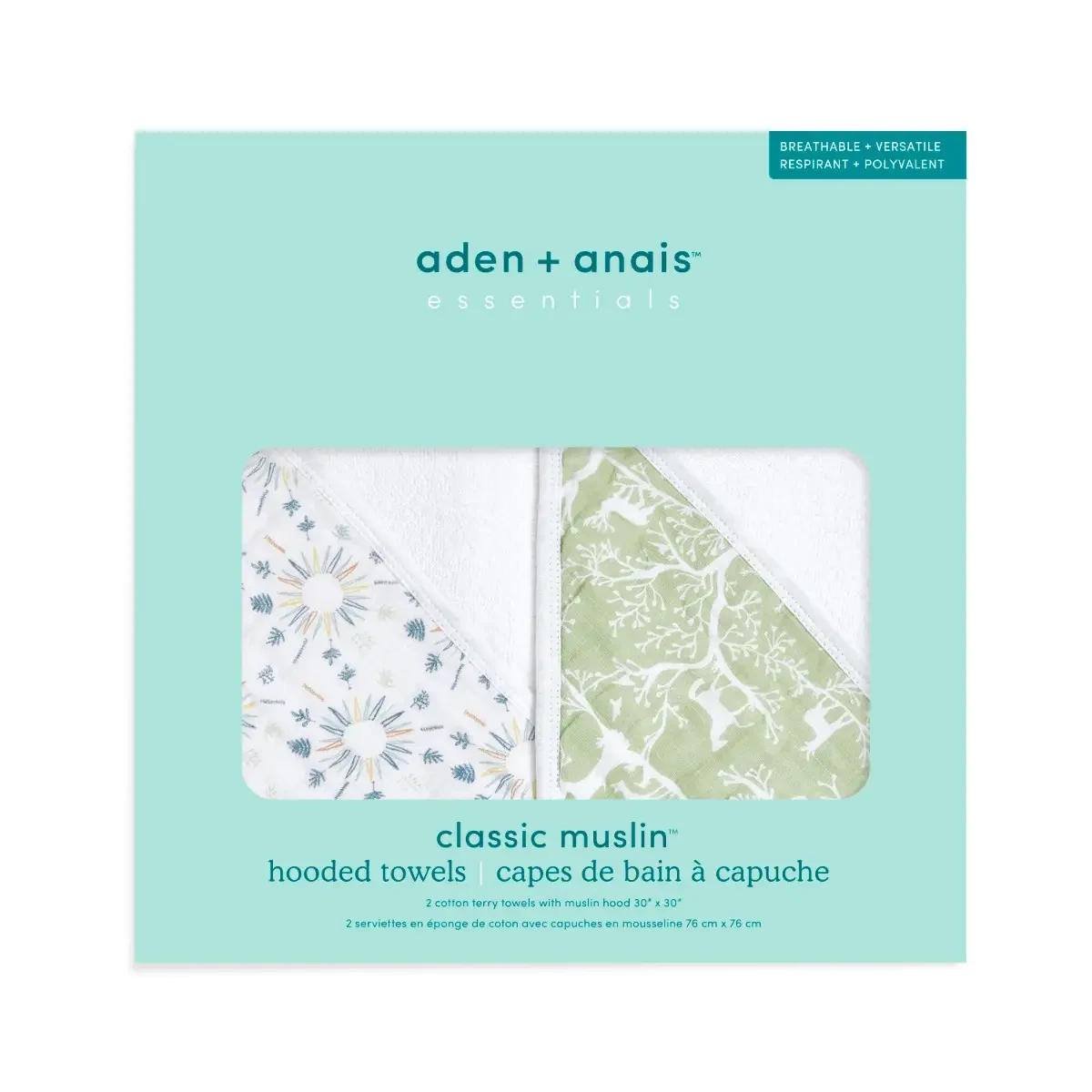 Lot De 2 Capes De Bain Harmony De Aden + Anais Essentials – Image 3