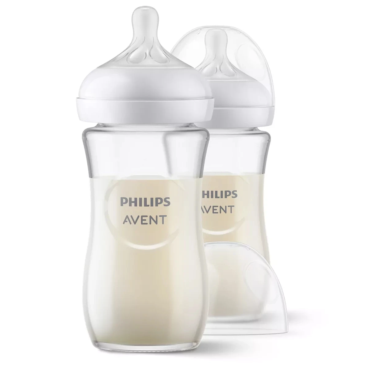 Lot De 2 Biberons Natural En Verre 3.0 240 Ml De Philips AVENT – Image 3