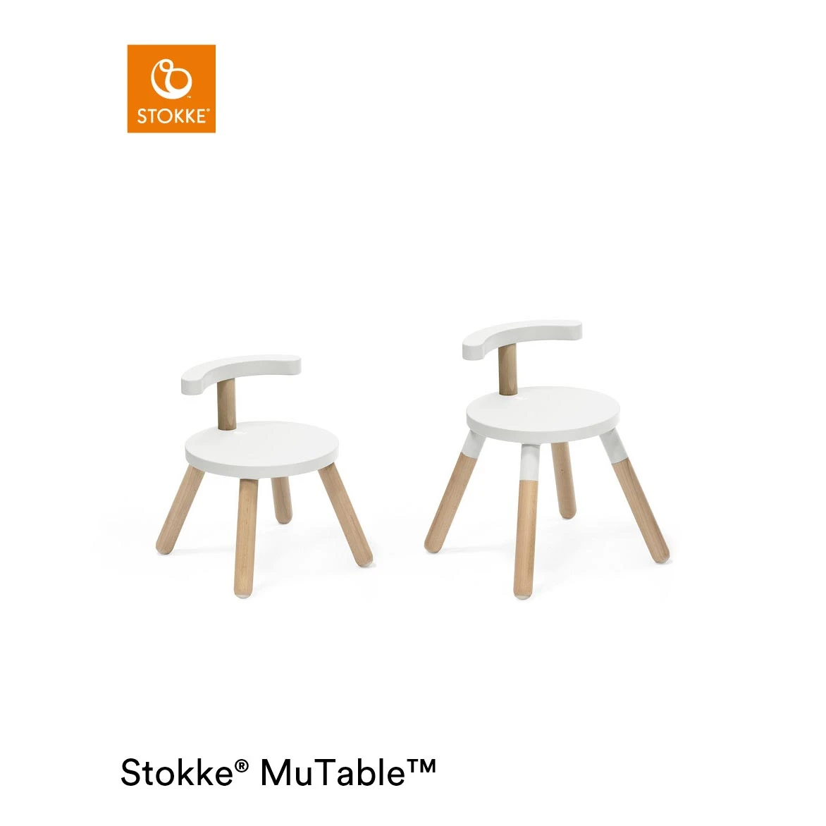 Chaise MuTable™ V2 Blanc De Stokke® – Image 3
