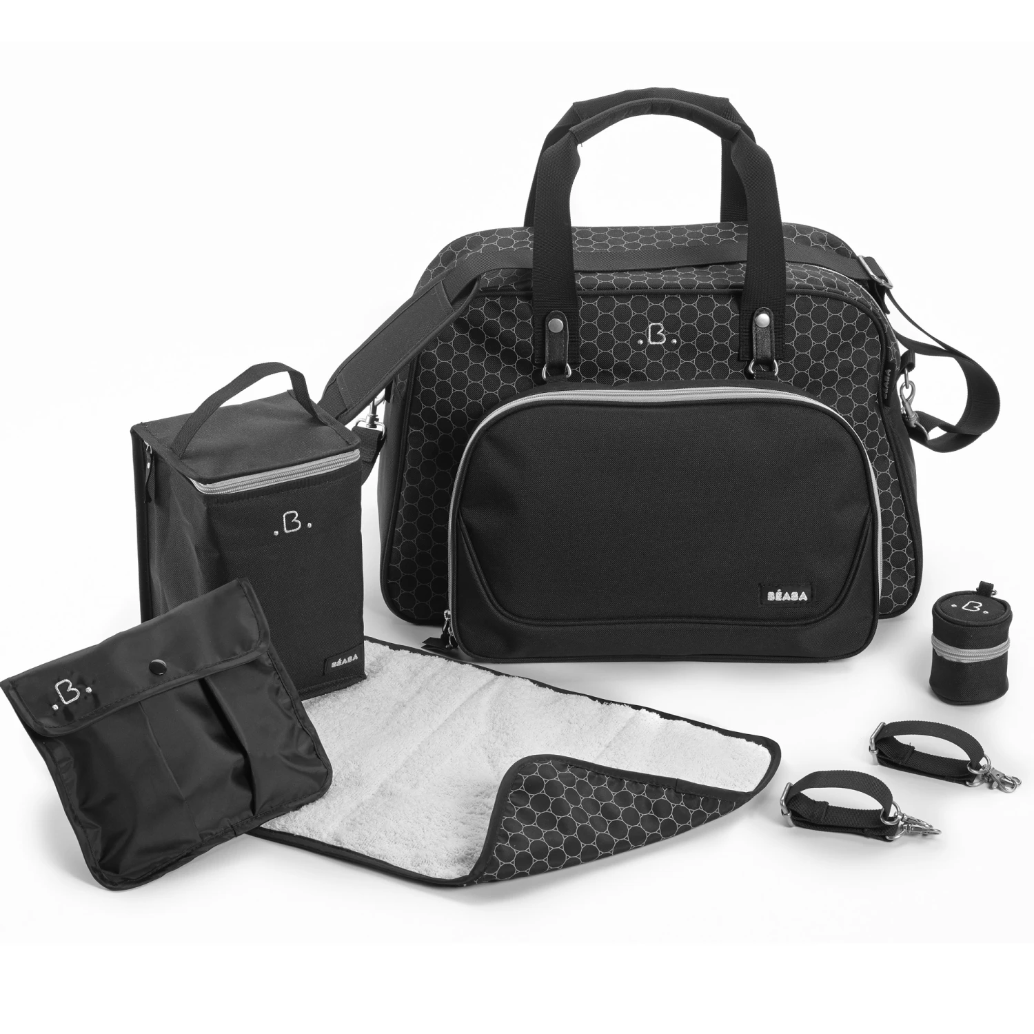 Beaba Sac à Langer Genève Noir / Gris De Béaba – Image 3