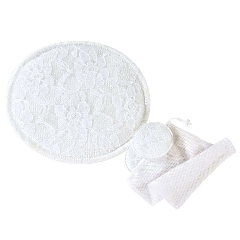 6 Coussinets Lavables Blanc De Nuk – Image 2